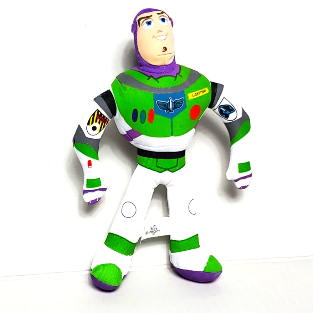 Disney Buzz Lightyear Plush Action Figure in Green, White, Purple